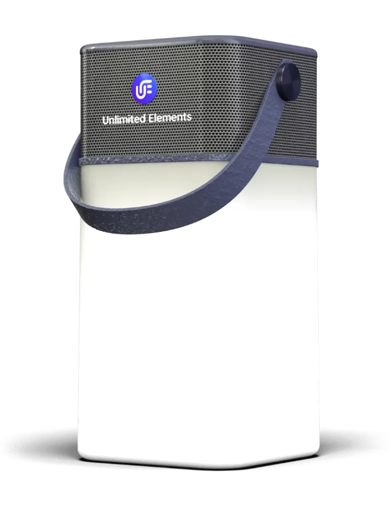 3D Light & Bluetooth Speaker_Grey
